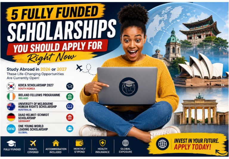 5 fully funded scholarships