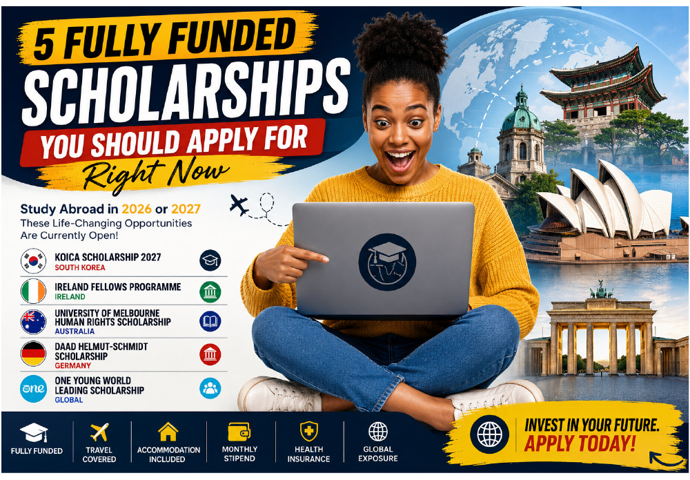 5 fully funded scholarships